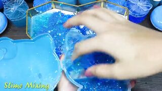 BLUE Slime ! Mixing Random Things into GLOSSY Slime ! Satisfying Slime Videos #317
