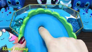 BLUE PONY Slime ! Mixing Random Things into GLOSSY Slime ! Satisfying Slime Videos #315