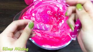 PINK Slime ! Mixing Random Things into GLOSSY Slime ! Satisfying Slime Videos #313