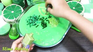 GREEN AVOCADO Slime ! Mixing Random Things into GLOSSY Slime ! Satisfying Slime Videos #311