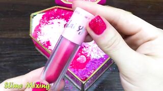 PINK Slime ! Mixing Random Things into GLOSSY Slime ! Satisfying Slime Videos #310