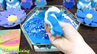 BLUE PONY Slime ! Mixing Random Things into GLOSSY Slime ! Satisfying Slime Videos #308