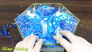 BLUE PONY Slime ! Mixing Random Things into GLOSSY Slime ! Satisfying Slime Videos #308