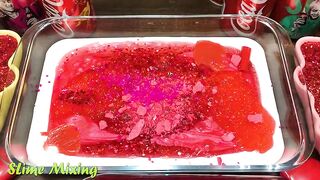 RED COCA COLA Slime ! Mixing Random Things into GLOSSY Slime ! Satisfying Slime Videos #307