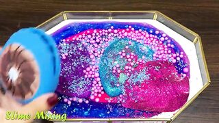 BLUE vs PINK vs PURPLE ! Mixing Random Things into GLOSSY Slime ! Satisfying Slime Videos #302