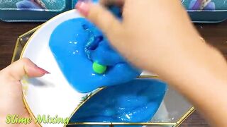 BLUE ELSA Slime ! Mixing Random Things into STORE BOUGHT Slime ! Satisfying Slime Videos #299