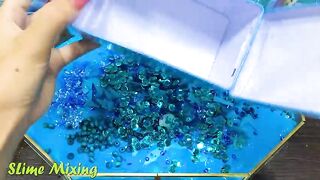 BLUE ELSA Slime ! Mixing Random Things into STORE BOUGHT Slime ! Satisfying Slime Videos #299