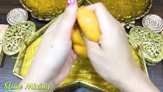 GOLD Slime ! Mixing Random Things into STORE BOUGHT Slime ! Satisfying Slime Videos #298