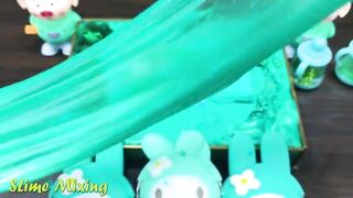 MINT Slime ! Mixing Random Things into GLOSSY Slime ! Satisfying Slime Videos #290