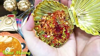 GOLD LION Slime ! Mixing Random Things into GLOSSY Slime ! Satisfying Slime Videos #289