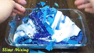 BLUE vs PURPLE ! Mixing Random Things into GLOSSY Slime! Satisfying Slime Videos #277