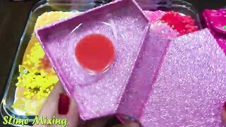 FROZEN GOLD vs PINK ! Mixing Random Things into GLOSSY Slime! Satisfying Slime Videos #265