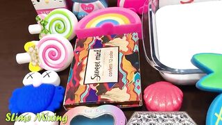 RAINBOW Challenges 44 Minutes Playing Mixing Slime with Various things | ASMR Satisfying Slime !!