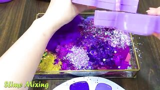 PURPLE Slime ! Mixing Random Things into CLEAR Slime! Satisfying Slime Videos #249