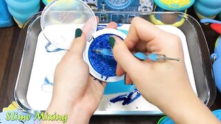 BLUE Slime ! Mixing Random Things into GLOSSY Slime ! Satisfying Slime Videos #237