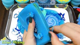 BLUE Slime ! Mixing Random Things into GLOSSY Slime ! Satisfying Slime Videos #237