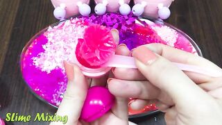 PINK PIG Slime ! Mixing Random Things into GLOSSY Slime ! Satisfying Slime Videos #236