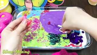 BUTTERFLY Slime ! Mixing Random Things into GLOSSY Slime ! Satisfying Slime Videos #227