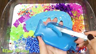 Mixing Random Things into GLOSSY Slime ! Satisfying Slime Videos #226 - Slime Mixing