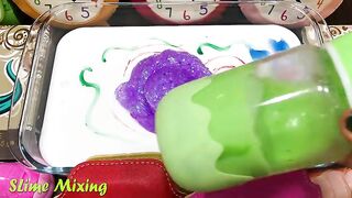 Mixing Random Things into GLOSSY Slime ! Satisfying Slime Videos #225