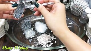 SLIVER CROWN Slime ! Mixing Random Things into Clear Slime ! Satisfying Slime Videos #219