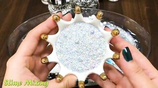 SLIVER CROWN Slime ! Mixing Random Things into Clear Slime ! Satisfying Slime Videos #219