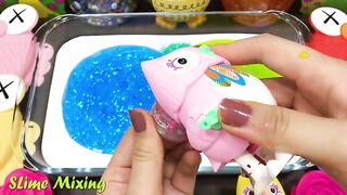 Series OWL Slime ! Mixing Random Things into GLOSSY Slime ! Satisfying Slime Videos #218