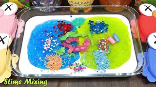 Series OWL Slime ! Mixing Random Things into GLOSSY Slime ! Satisfying Slime Videos #218