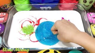 CANDY M&M Slime ! Mixing Random Things into GLOSSY Slime ! Satisfying Slime Videos #217