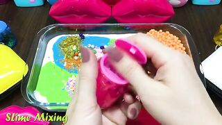 LIPS Slime ! Mixing Random Things into GLOSSY Slime ! Satisfying Slime Videos #216