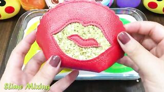 Mixing Random Things into GLOSSY Slime ! Satisfying Slime Videos #215