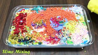 Mixing Random Things into GLOSSY Slime ! Satisfying Slime Videos #215