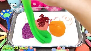 FOOT Slime ! Mixing Random Things into GLOSSY Slime ! Satisfying Slime Videos #204