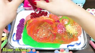 FOOT Slime ! Mixing Random Things into GLOSSY Slime ! Satisfying Slime Videos #204