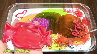 Mixing Random Things into GLOSSY Slime ! Satisfying Slime Videos #203