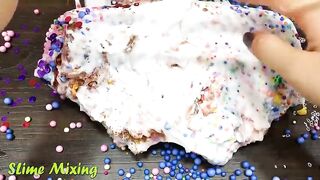 Mixing Random Things into GLOSSY Slime ! Slime Smoothie Satisfying Slime Videos #197