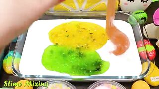 Mixing Random Things into GLOSSY Slime ! Slime Smoothie ! Satisfying Slime Videos #193