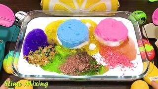 Mixing Random Things into GLOSSY Slime ! Slime Smoothie ! Satisfying Slime Videos #193