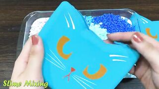 Series Blue Slime ! Mixing Random Things into GLOSSY Slime! Satisfying Slime Videos #189