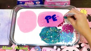 Series PEPPA PIG Slime ! Mixing Random Things into GLOSSY Slime! Satisfying Slime Videos #187