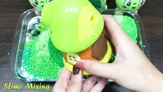 GREEN Slime ! Mixing Random Things into GLOSSY Slime ! SlimeSmoothie ! Satisfying Slime Videos #176