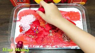 Series RED ANGRY BIRDS Slime ! Mixing Random Things into GLOSSY Slime! Satisfying Slime Videos #172