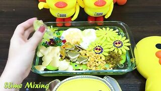 Series YELLOW DUCK Slime! Mixing Random Things into CLEAR Slime ! Satisfying Slime Videos #170