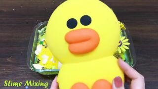 Series YELLOW DUCK Slime! Mixing Random Things into CLEAR Slime ! Satisfying Slime Videos #170