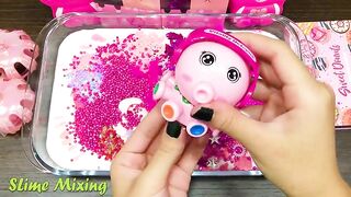 PINK Slime ! Mixing Random Things into GLOSSY Slime ! SlimeSmoothie ! Satisfying Slime Videos #163