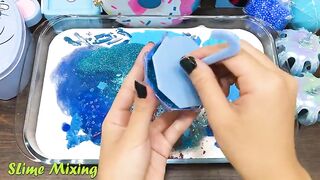 BLUE Slime ! Mixing Random Things into GLOSSY Slime ! SlimeSmoothie ! Satisfying Slime Videos #162