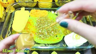 Series Yellow PIKACHU Slime ! Mixing Random Things into CLEAR Slime! Satisfying Slime Videos #158