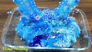 Series Blue Slime ! Mixing Random Things into CLEAR Slime! Satisfying Slime Videos #153