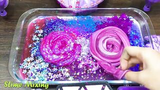 Series Purple Slime ! Mixing Random Things into GLOSSY Slime! Satisfying Slime Videos #146