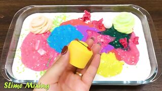 Mixing Random Things into GLOSSY Slime ! SlimeSmoothie  Satisfying Slime Videos #141